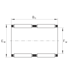 滾針及保持架組件 K75X83X35-ZW, 根據(jù) DIN 5405-1/ ISO 3030 標準，雙列